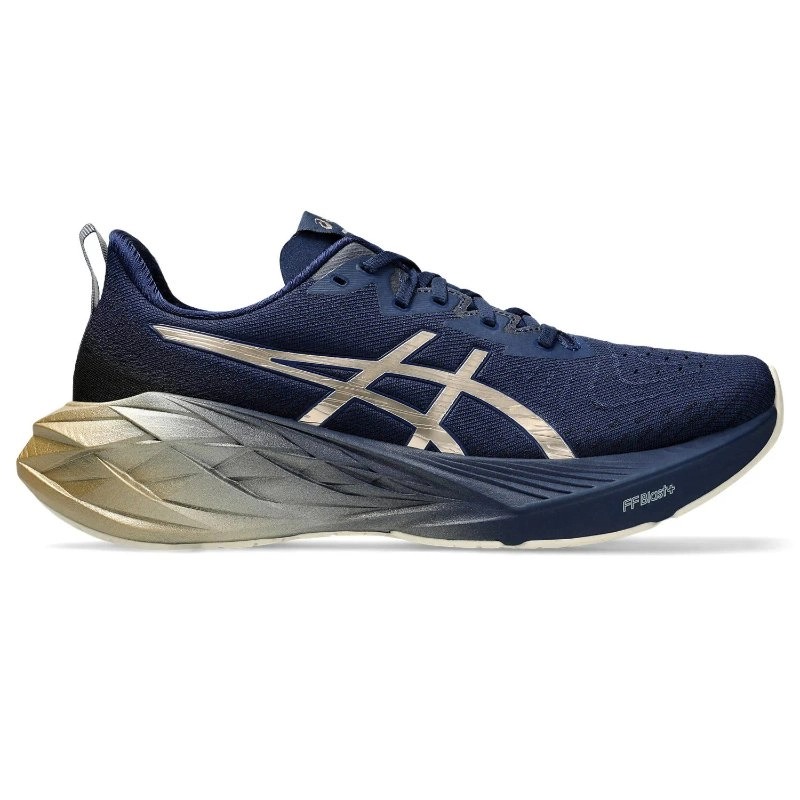 Zapatillas ASICS Novablast 4 Platinum - Masculino - Azul